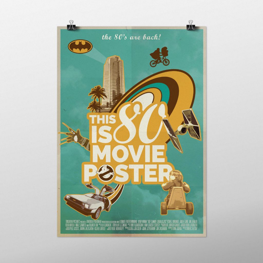 80's Retro Movie Poster
